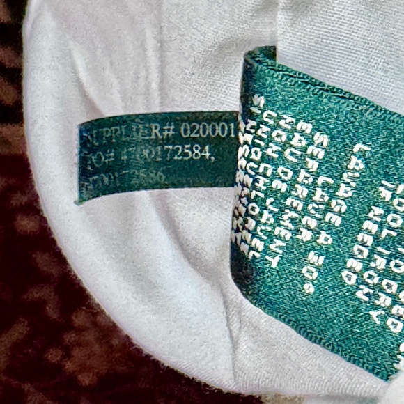 RALPH LAUREN A-LINE DRESS Sleeveless White with Blue Floral Print Sz. 14 - Picture 9 of 10